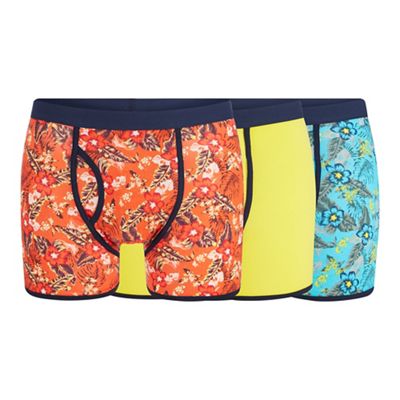 Red Herring - 3 pack floral print keyhole trunks
