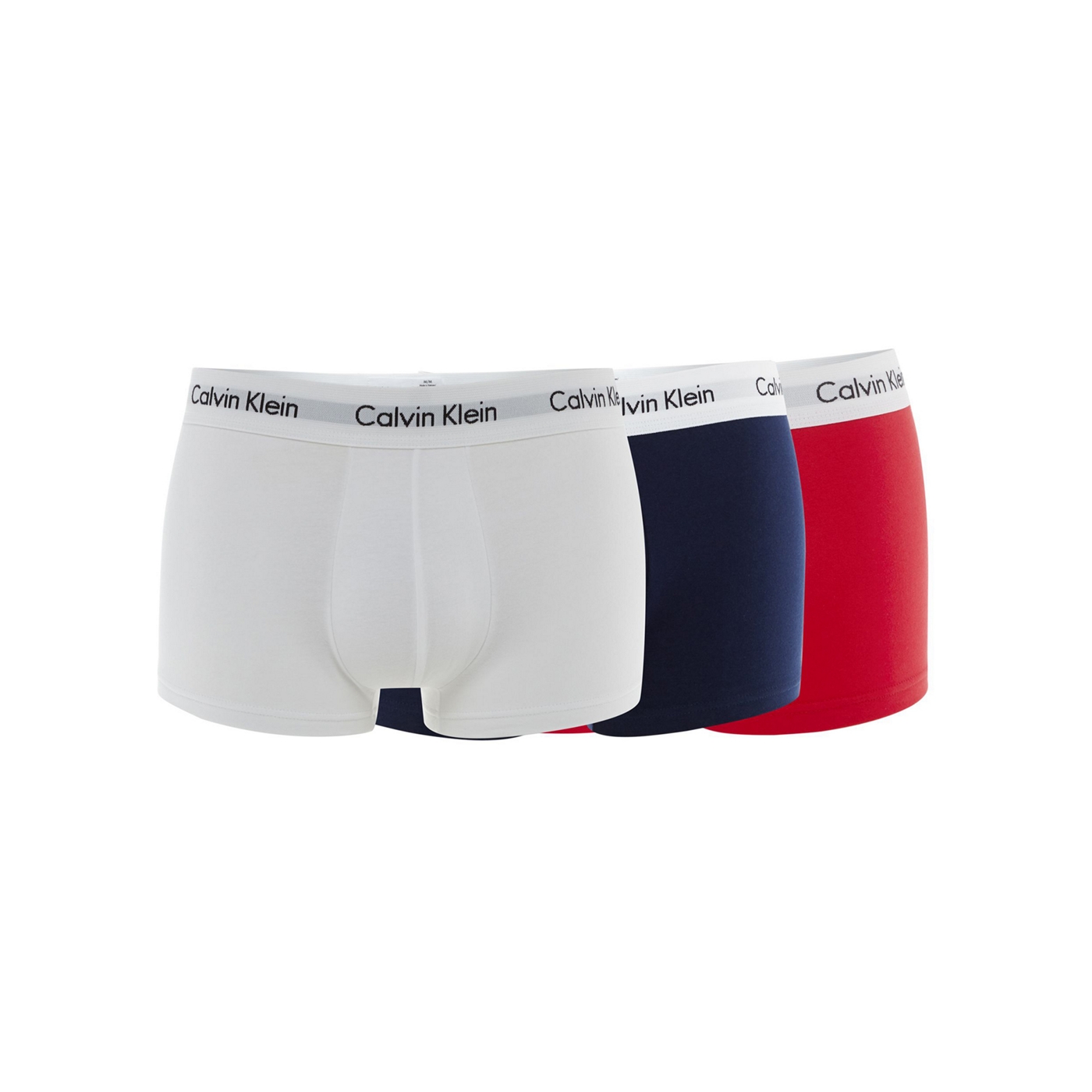 Calvin Klein Underwear Pack of three bright colour low rise trunks