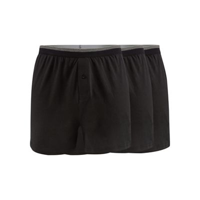 The Collection - Pack of three black boxers
