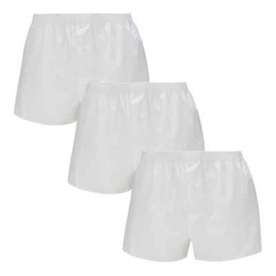 The Collection - Pack of three white boxer briefs