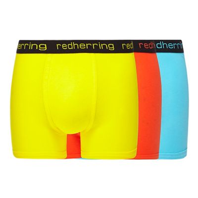 Red Herring - Pack of three assorted hipster trunks
