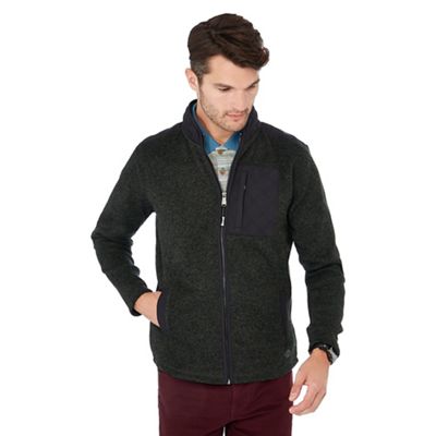 Mantaray - Big and tall dark green knit sweatshirt