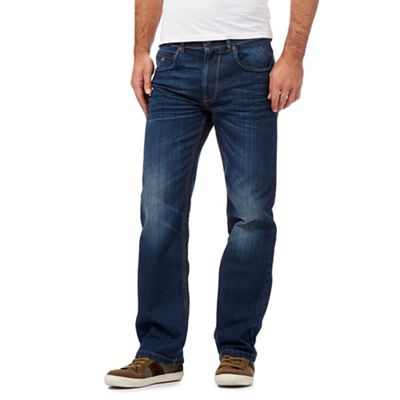 Mantaray Mid blue wash loose fit jeans | Debenhams