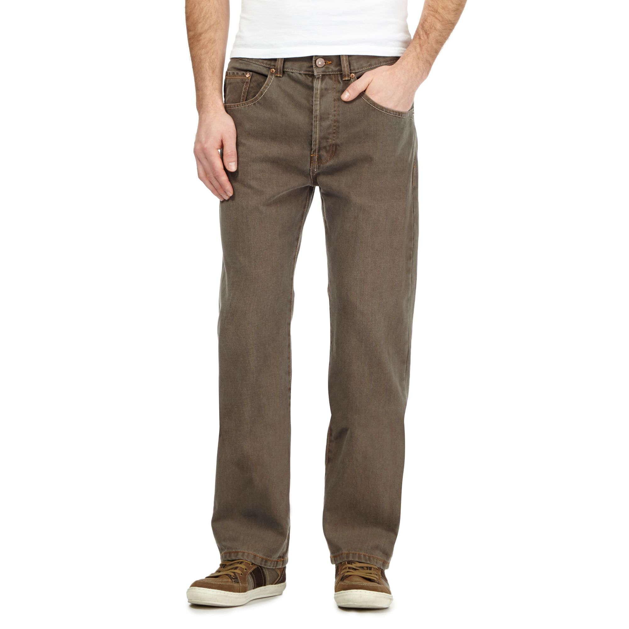Mantaray Mens Brown Straight Leg Jeans From Debenhams | eBay