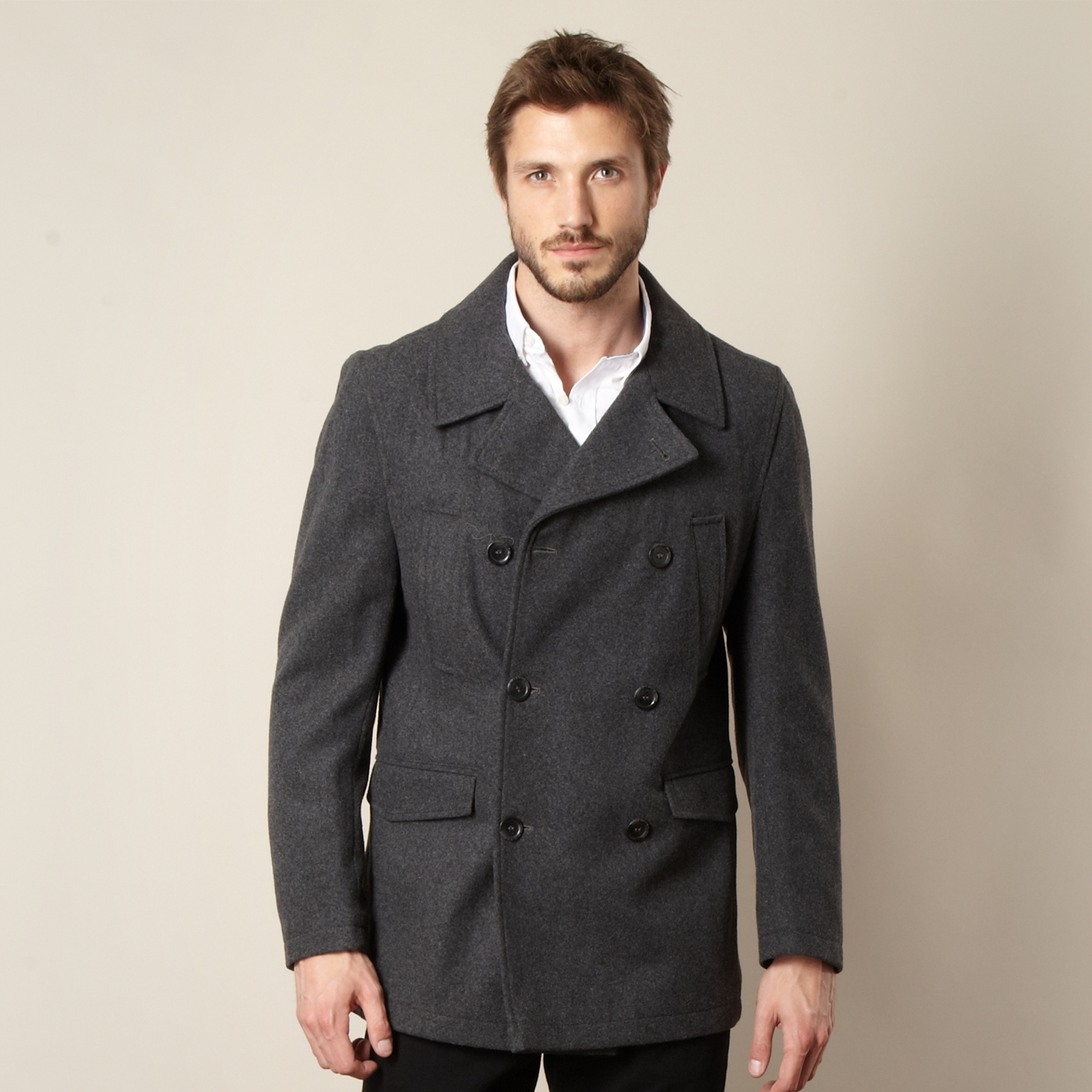 Thomas Nash Grey double breasted jacket