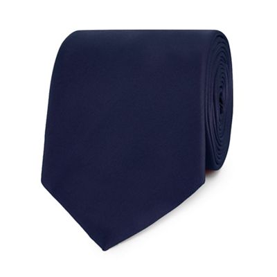 The Collection - Navy slim tie