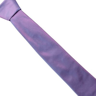 The Collection - Pink shimmer slim tie