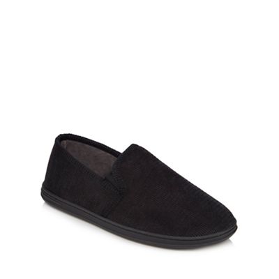 Maine New England - Black cord slippers