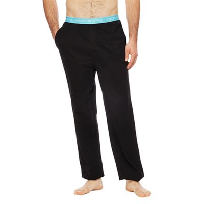 Red Herring - Black jersey pyjama bottoms