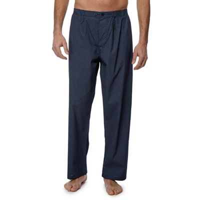 Maine New England - Pack of two navy printed pyjama bottoms