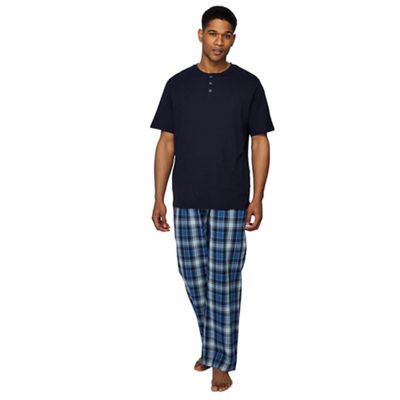 Maine New England - Navy cotton short sleeve pyjama set
