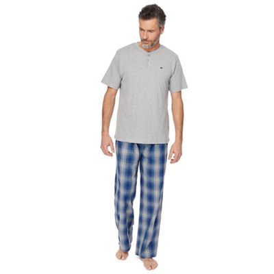 Mantaray - Grey checked loungewear set