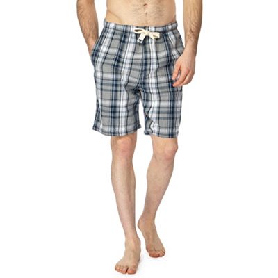 RJR.John Rocha - Grey checked pyjama shorts