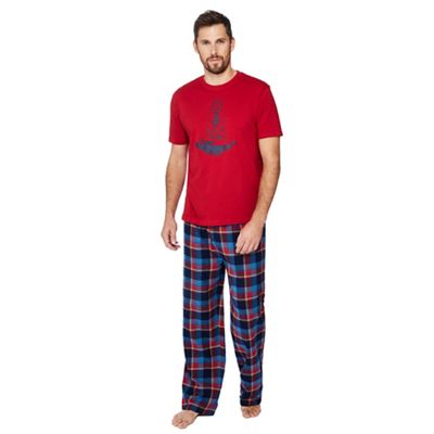 Mantaray - Red checked pyjama set