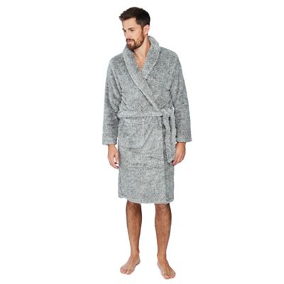 Mantaray - Grey fleece dressing gown