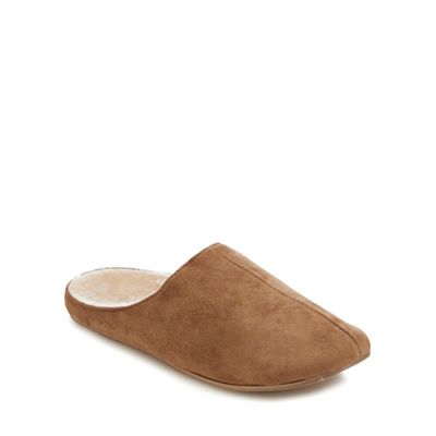 Mantaray - Tan mule slippers