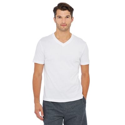 Lounge & Sleep - White lounge t-shirt