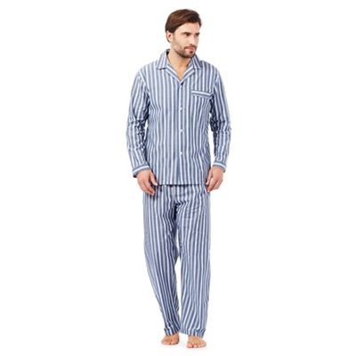 Maine New England - Blue striped long sleeved pyjama set