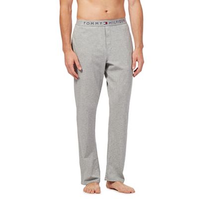 Tommy Hilfiger - Grey logo jersey trousers
