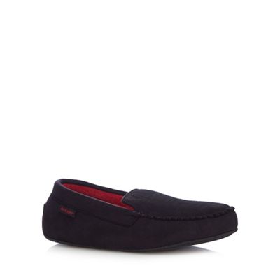 Totes - Black 'Pillowstep' moccasin slippers