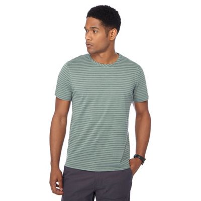 Red Herring - Big and tall khaki slim stripe print slim fit t-shirt