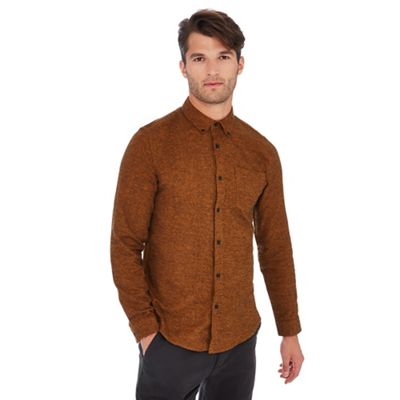 Red Herring - Mustard long sleeve slim fit shirt