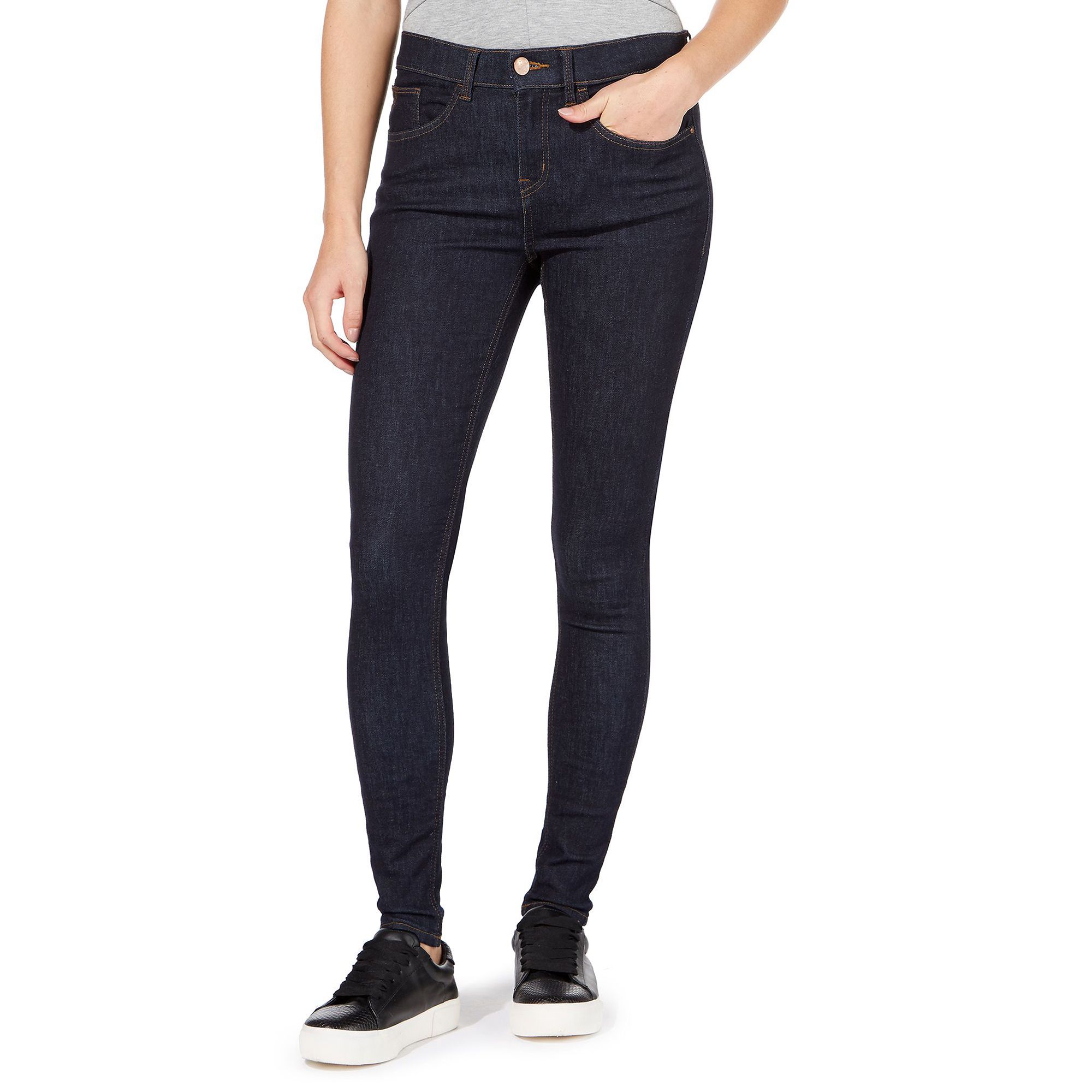 Red Herring Womens Dark Blue 'Holly' Supersoft Ultra-Stretch Skinny ...