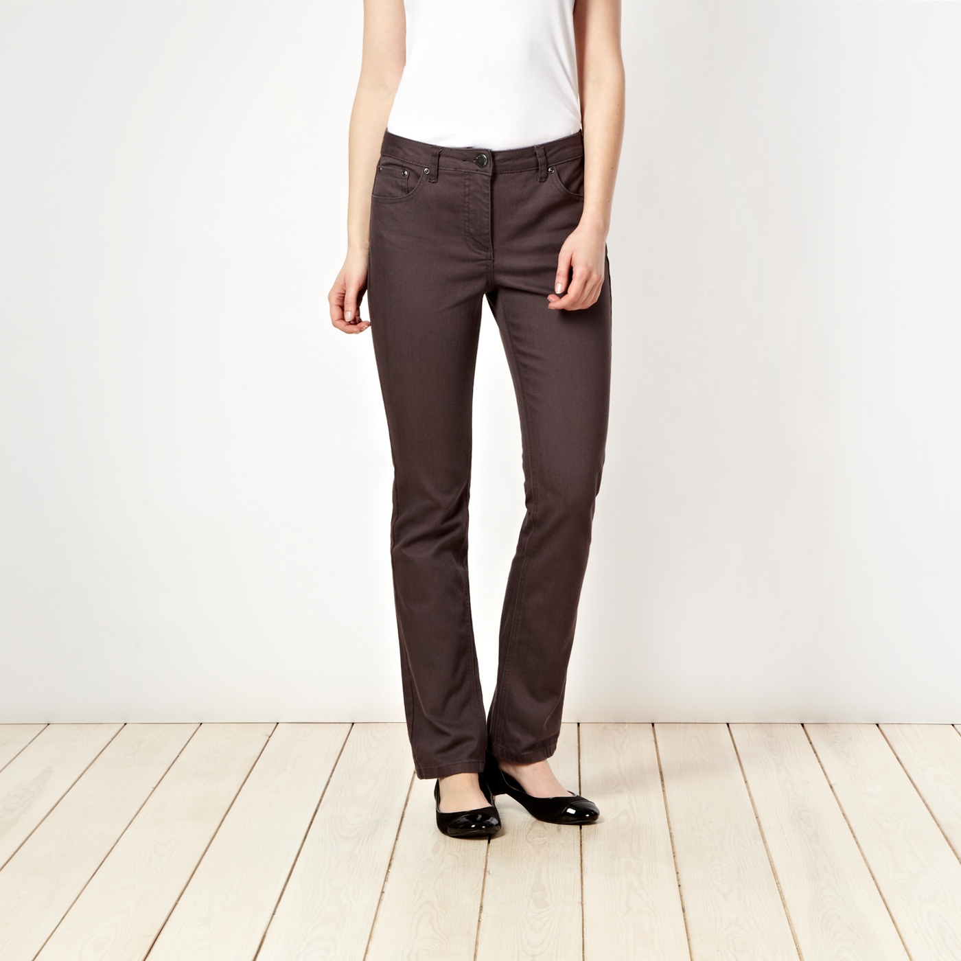 RJR.John Rocha Shape enhancing grey straight leg jeans