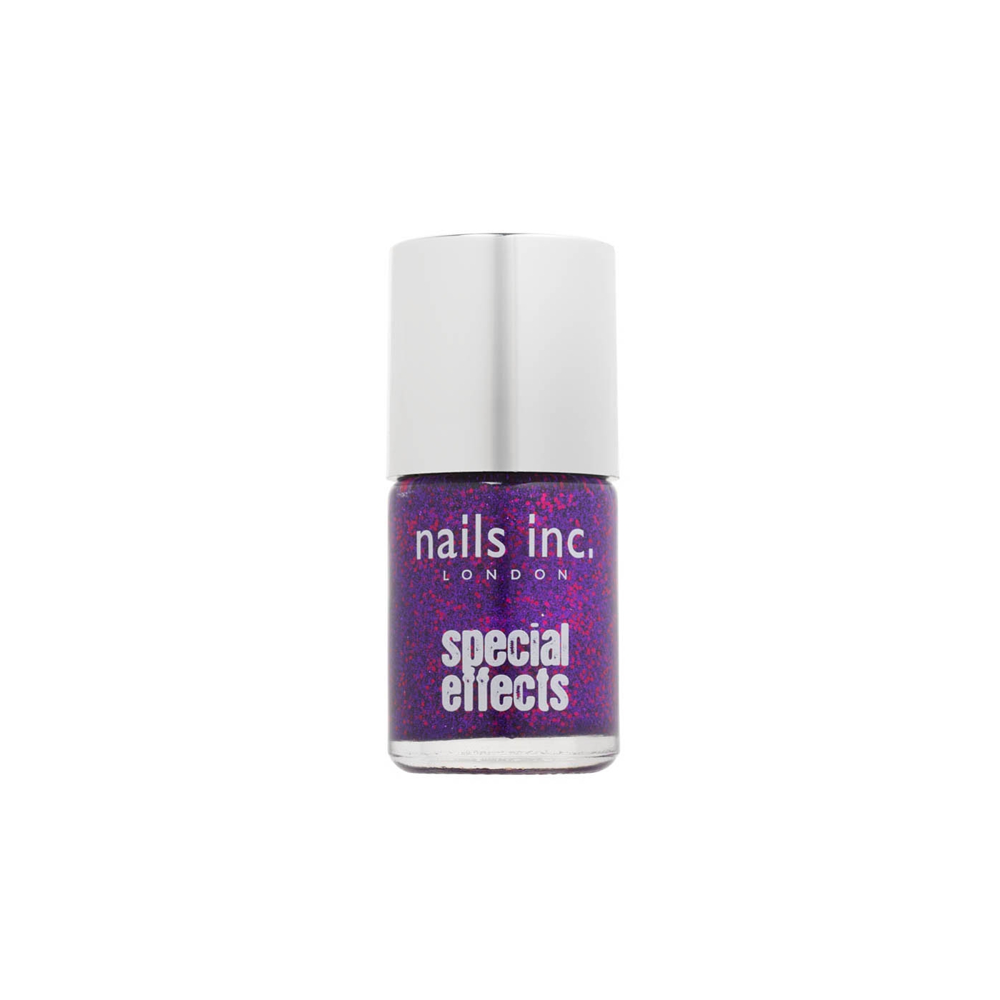 Nails Inc. Special effects   Bloomsbury Square purple 3D glitter Nail Polish