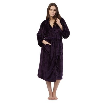 Lounge & Sleep Purple dressing gown | Debenhams