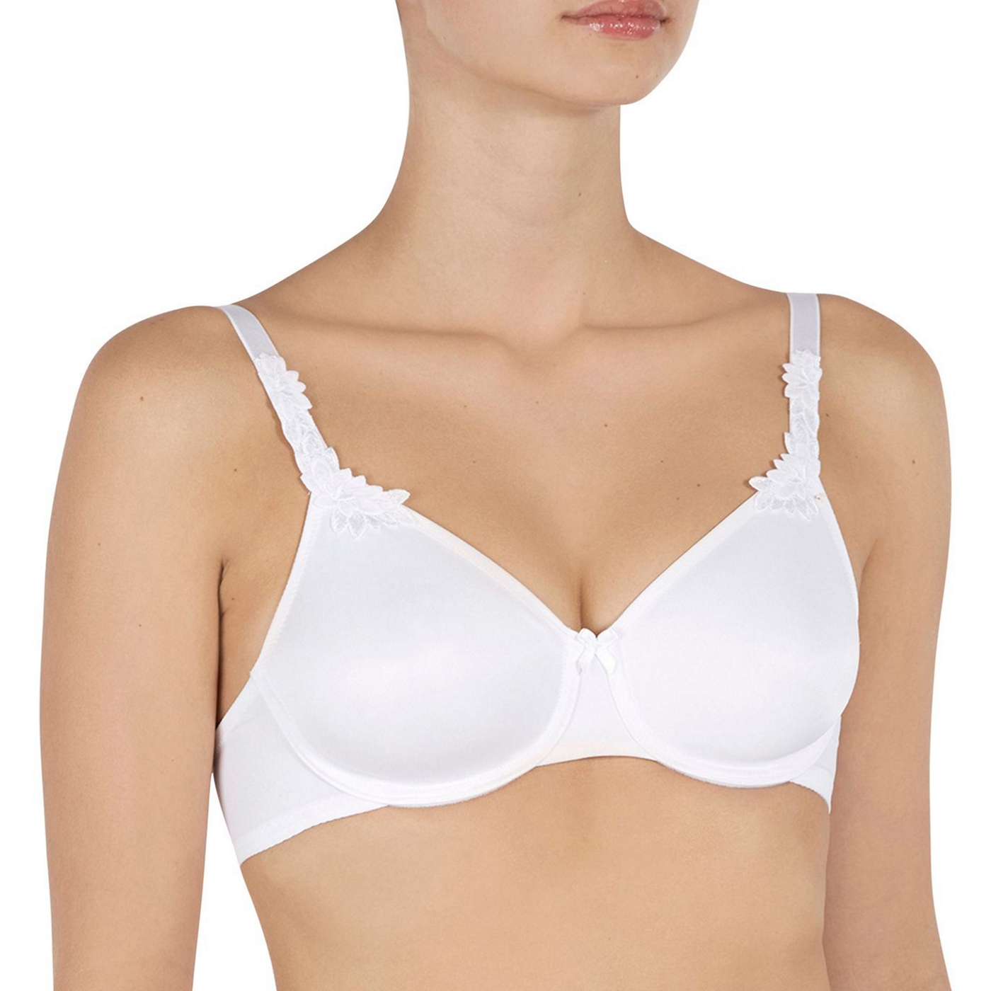 Triumph White elegant comfort underwired bra