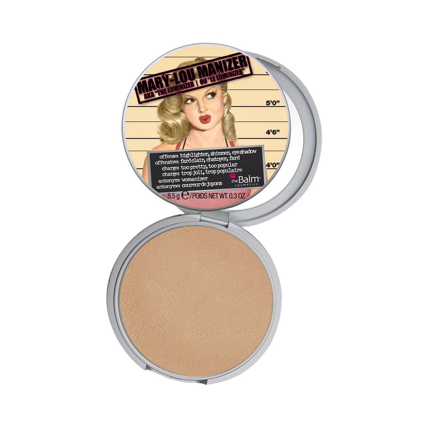 theBalm Mary Lou Manizer highlighter powder   gold