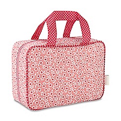154560011699: Celia Pink hanging traveller wash bag 154560011699: Celia Pink hanging traveller wash bag