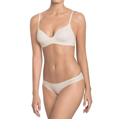 Sloggi - Ivory 'Wow Comfort' non-wired padded t-shirt bra
