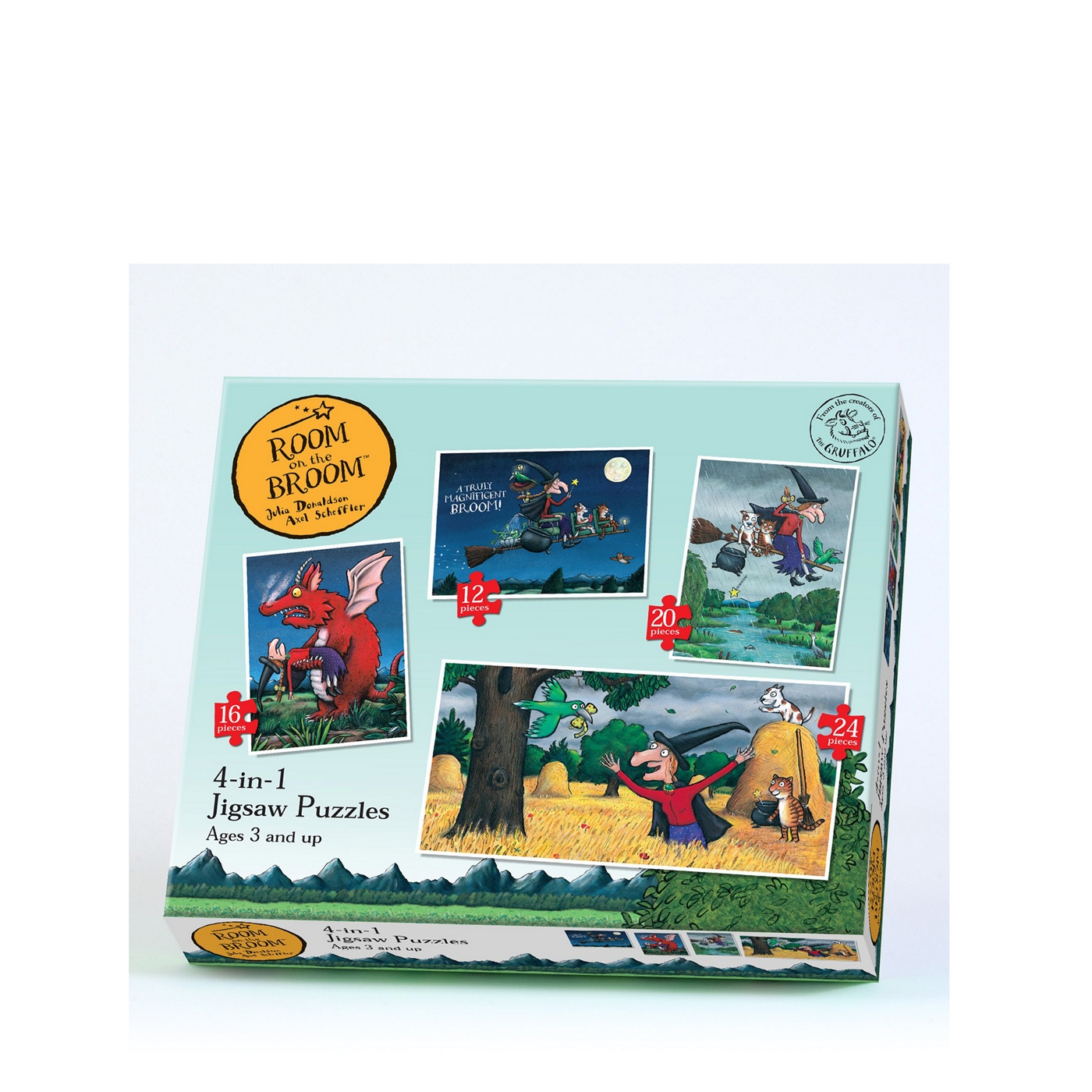 Room on the Broom Room On The Broom 4 In 1 Puzzle