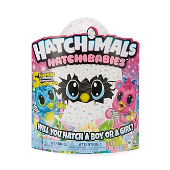Hatchibabies Pink And Teal Speckled Egg