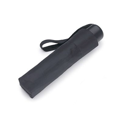 Fulton - Black umbrella with handle & carry strap