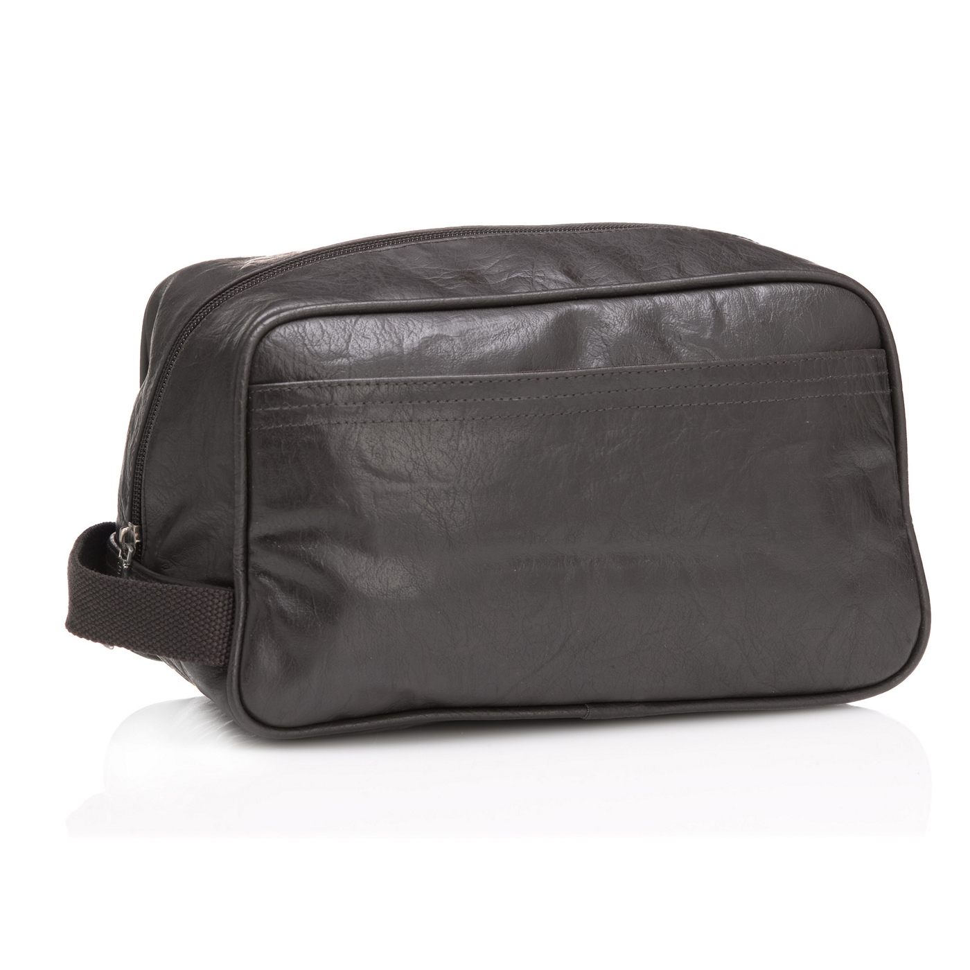 Red Herring Brown zip around wash bag