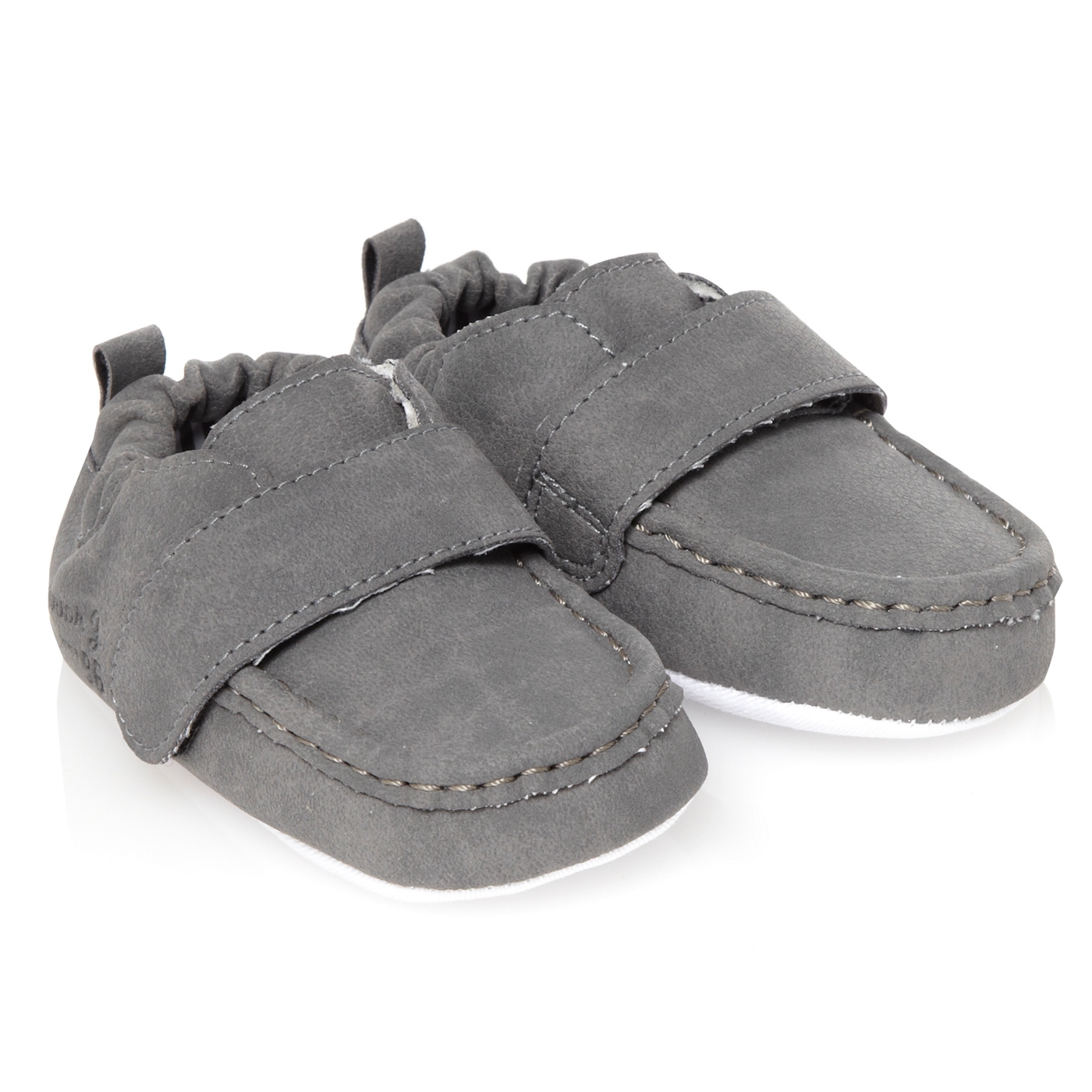 J by Jasper Conran Designer Babies grey loafer booties