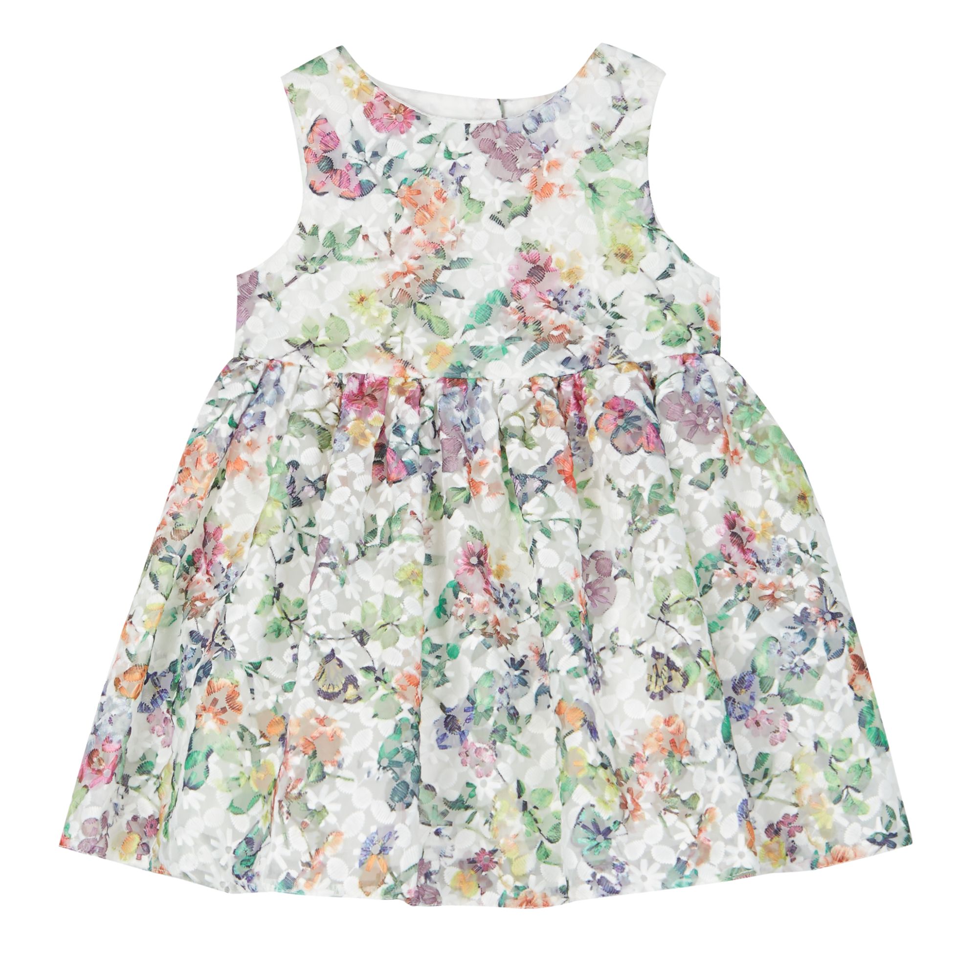Rjr.John Rocha Kids Designer Girl's Green Floral Lace Dress From ...