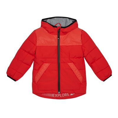 Mantaray - Boy's orange padded reflective shower resistant jacket