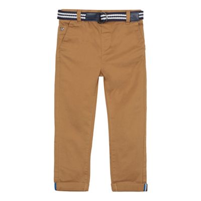 J by Jasper Conran - Boys' tan slim fit chino trousers