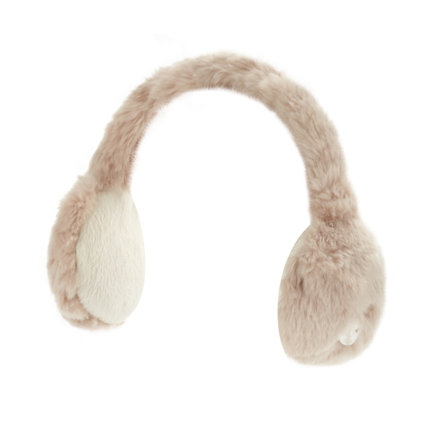 Baker by Ted Baker Girls beige faux fur ear muffs