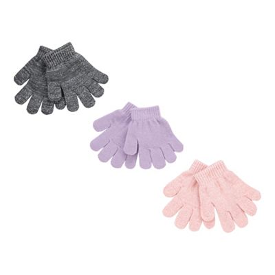 bluezoo - 3 pack toddler's assorted magic gloves