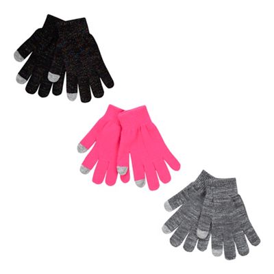 bluezoo - 3 pack children's assorted magic gloves