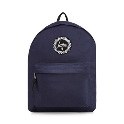 Hype - Navy embroidered logo backpack