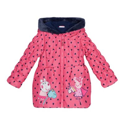 Peppa Pig - Girls' pink 'Peppa Pig' padded coat