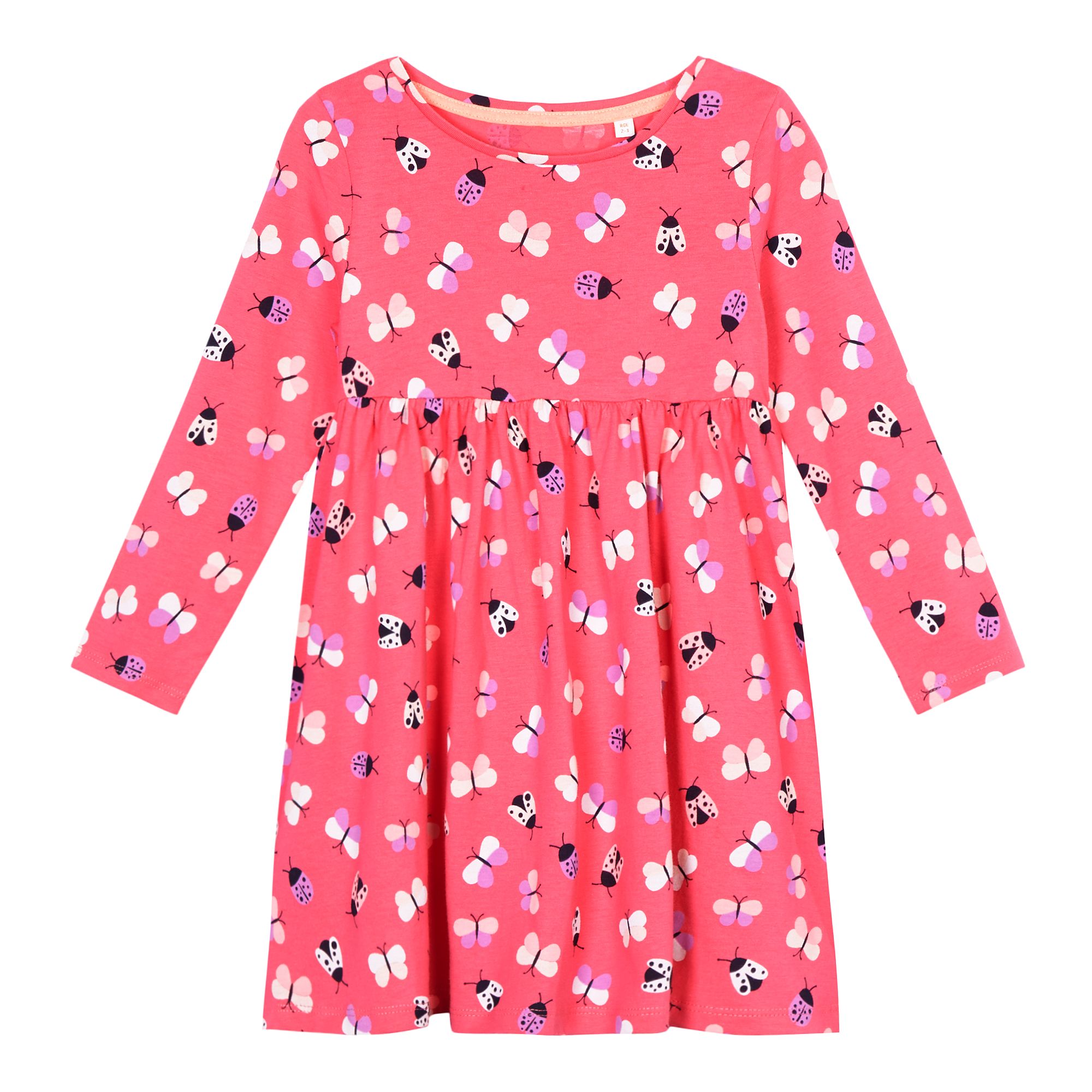 Bluezoo Kids Girls' Pink Ladybird Print Dress From Debenhams | eBay