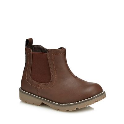 bluezoo - Boys' brown Chelsea boots