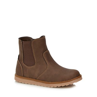 bluezoo - Boys' brown Chelsea boots